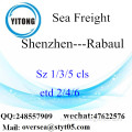 Shenzhen Port LCL Consolidatie Naar Rabaul